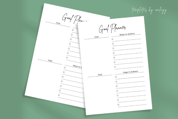 Download Minimal Goal Planner Template | Canva - Goal planner Collection